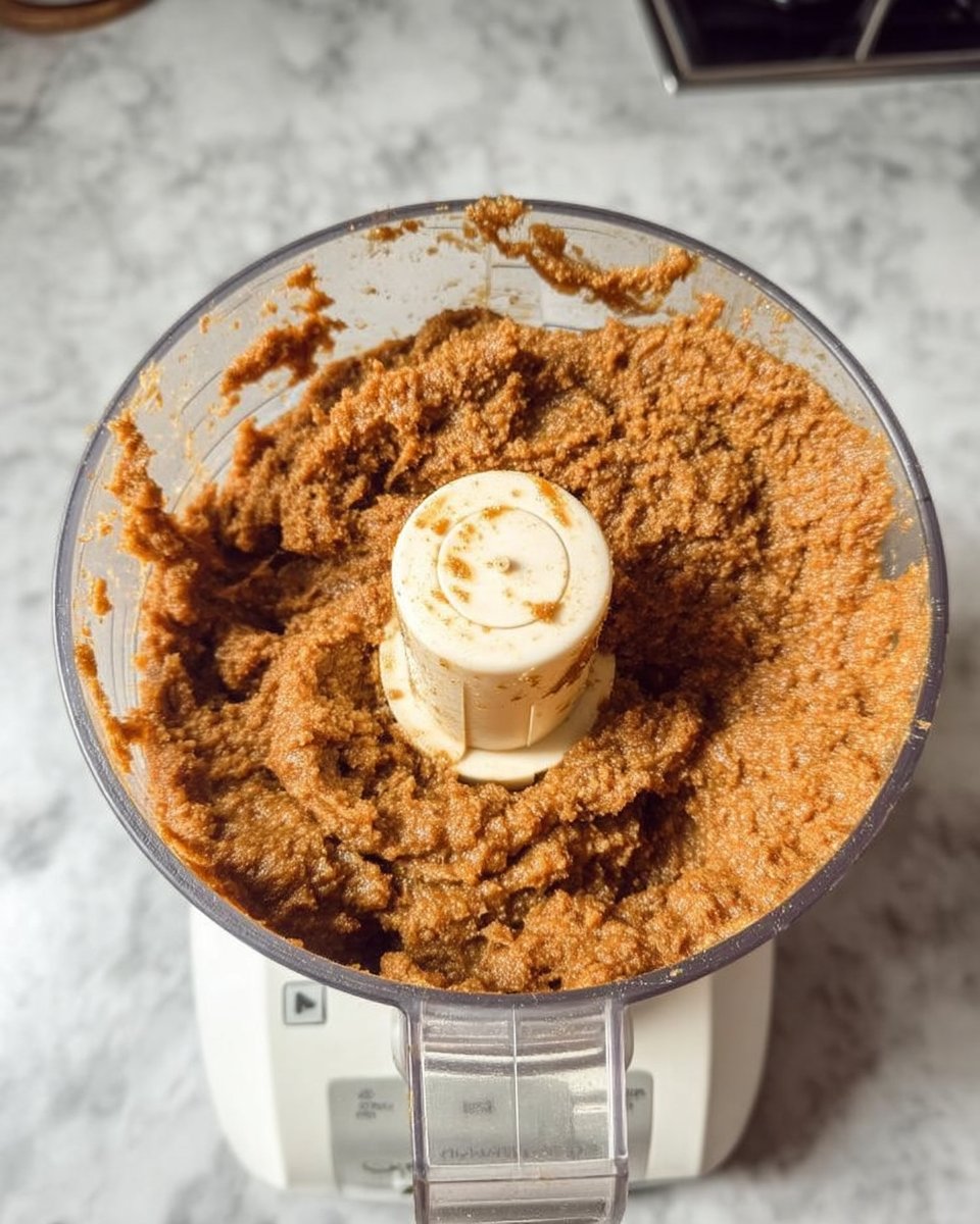 Sticky paleo gingerbread dough in a bowl