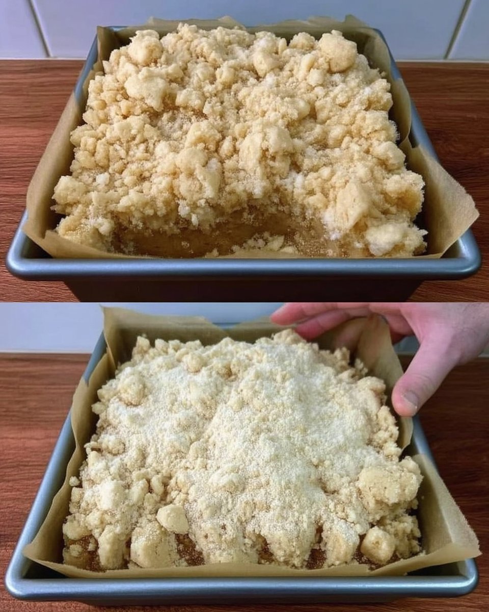 Pricking shortbread dough with a fork before baking