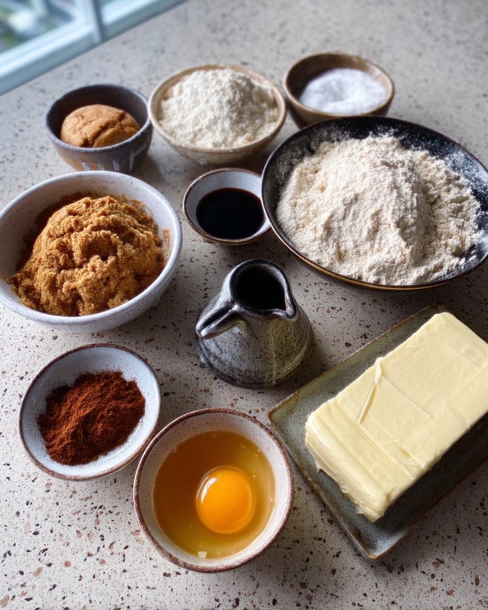Ingredients for gluten free snickerdoodles including cream of tartar