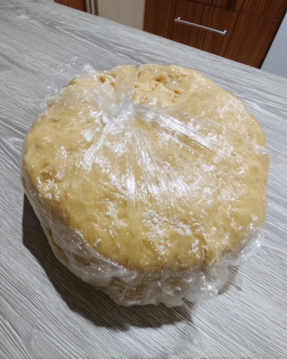 Ingredients for Kourabiedes including flour butter and almonds