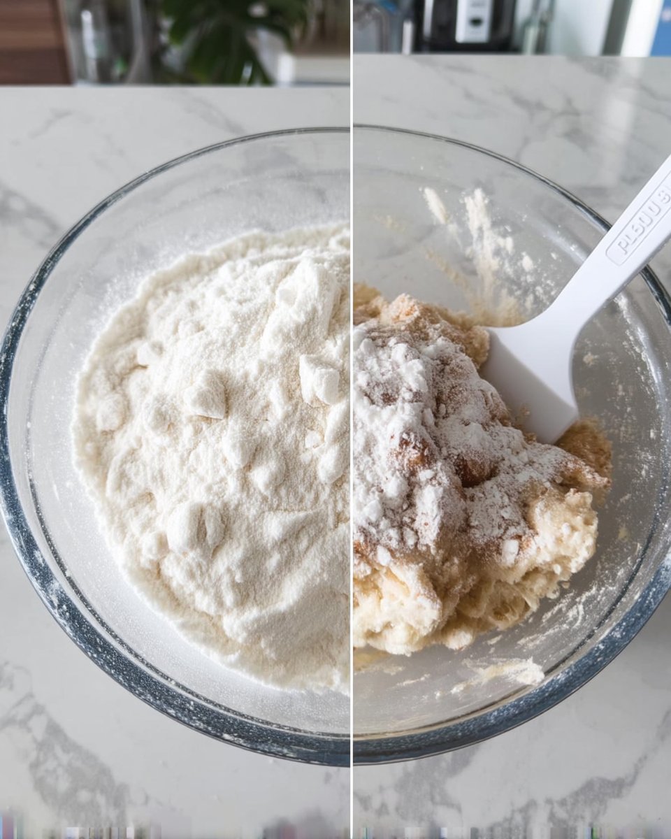 Measured ingredients for no bake cookies including oats and cocoa powder in bowls