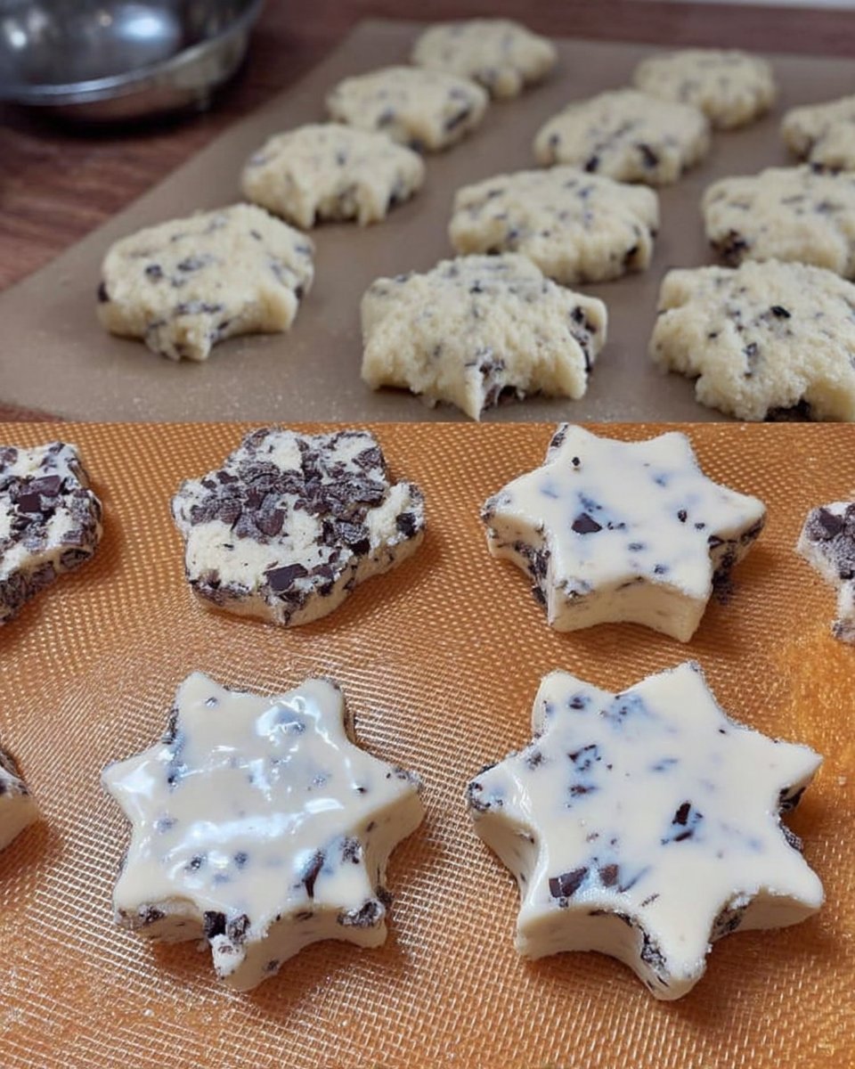 Keto shortbread dough pressed into springform pan and docked with fork