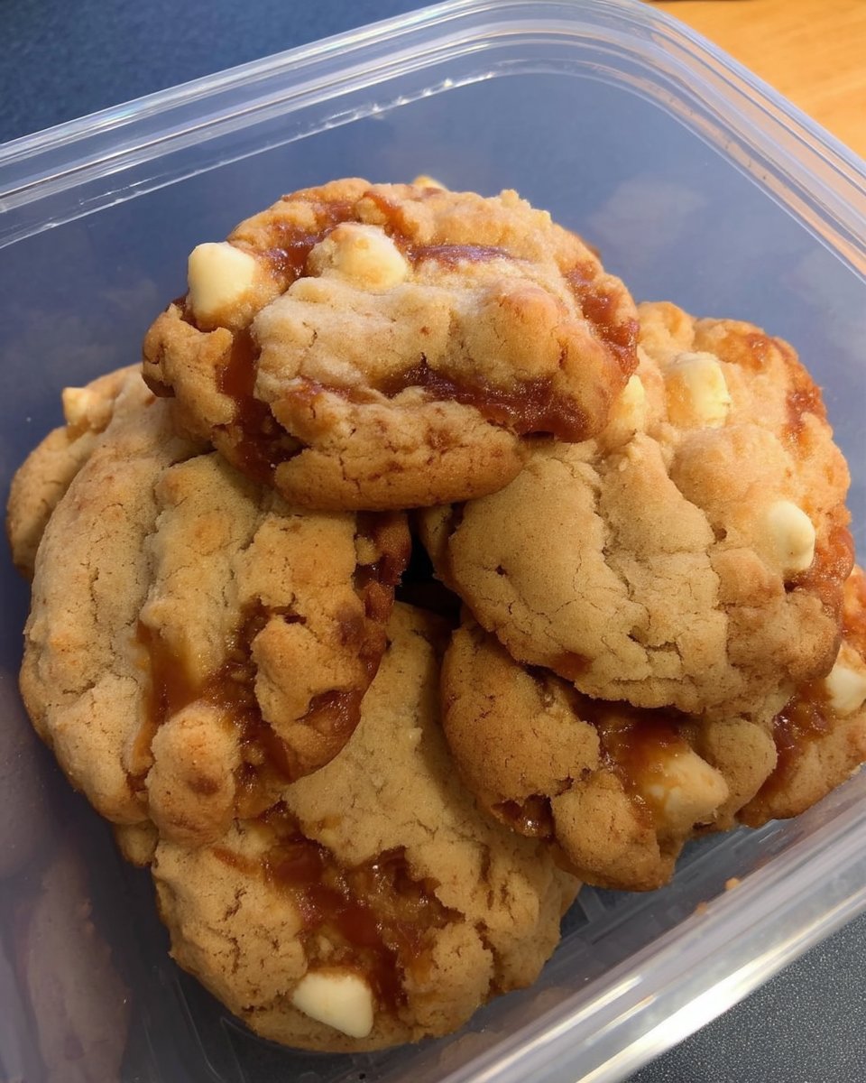 Soft batch cookies served on a plate with a cup of tea