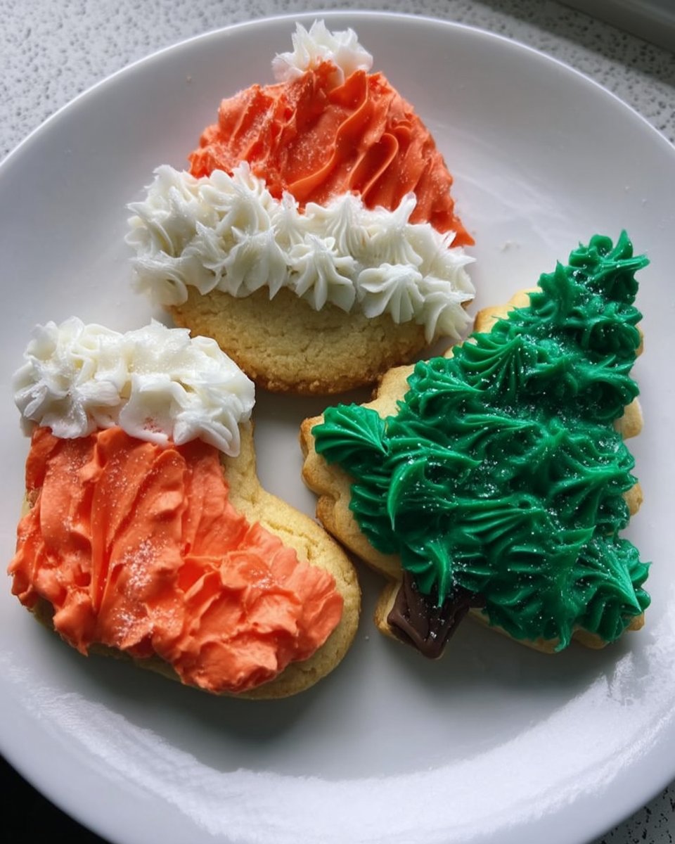 Soft no chill sugar cookies stacked on a plate