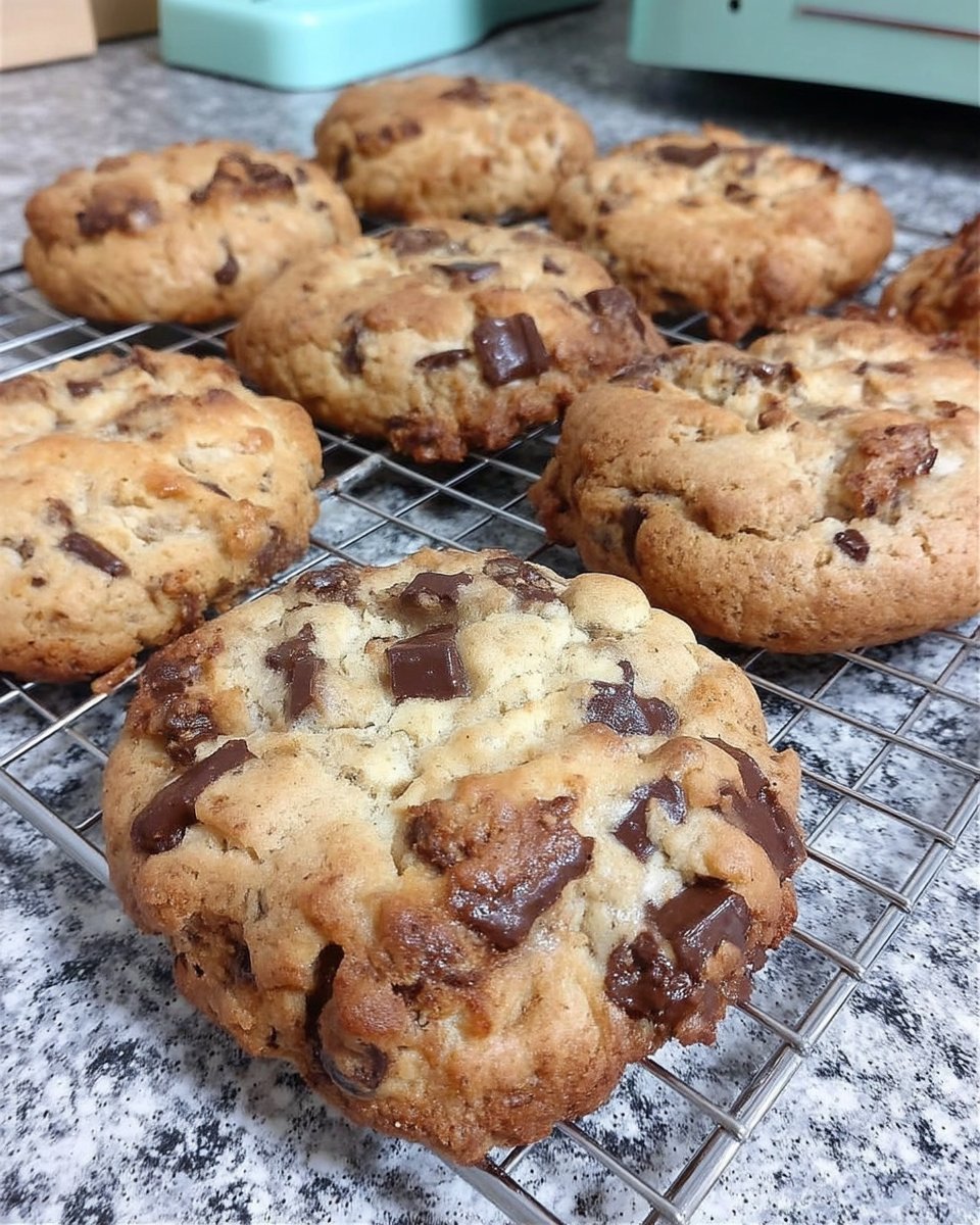 Weighing flour on a digital scale for cookie dough