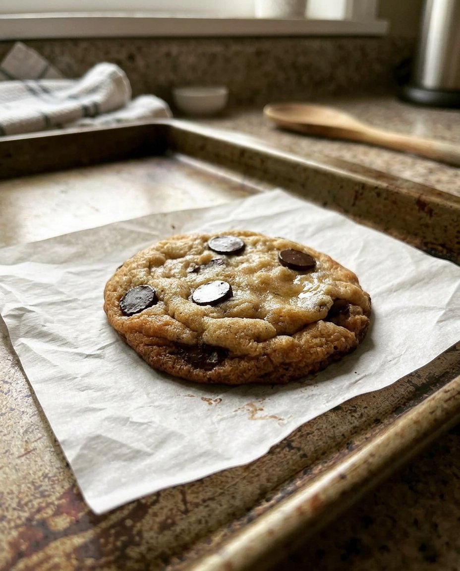 Baking cookies aesthetic showcasing the traditional hand-creaming method for chocolate chunk cookies.