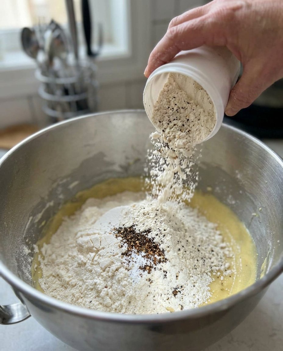 Rectangular brick of chilled shortbread dough
