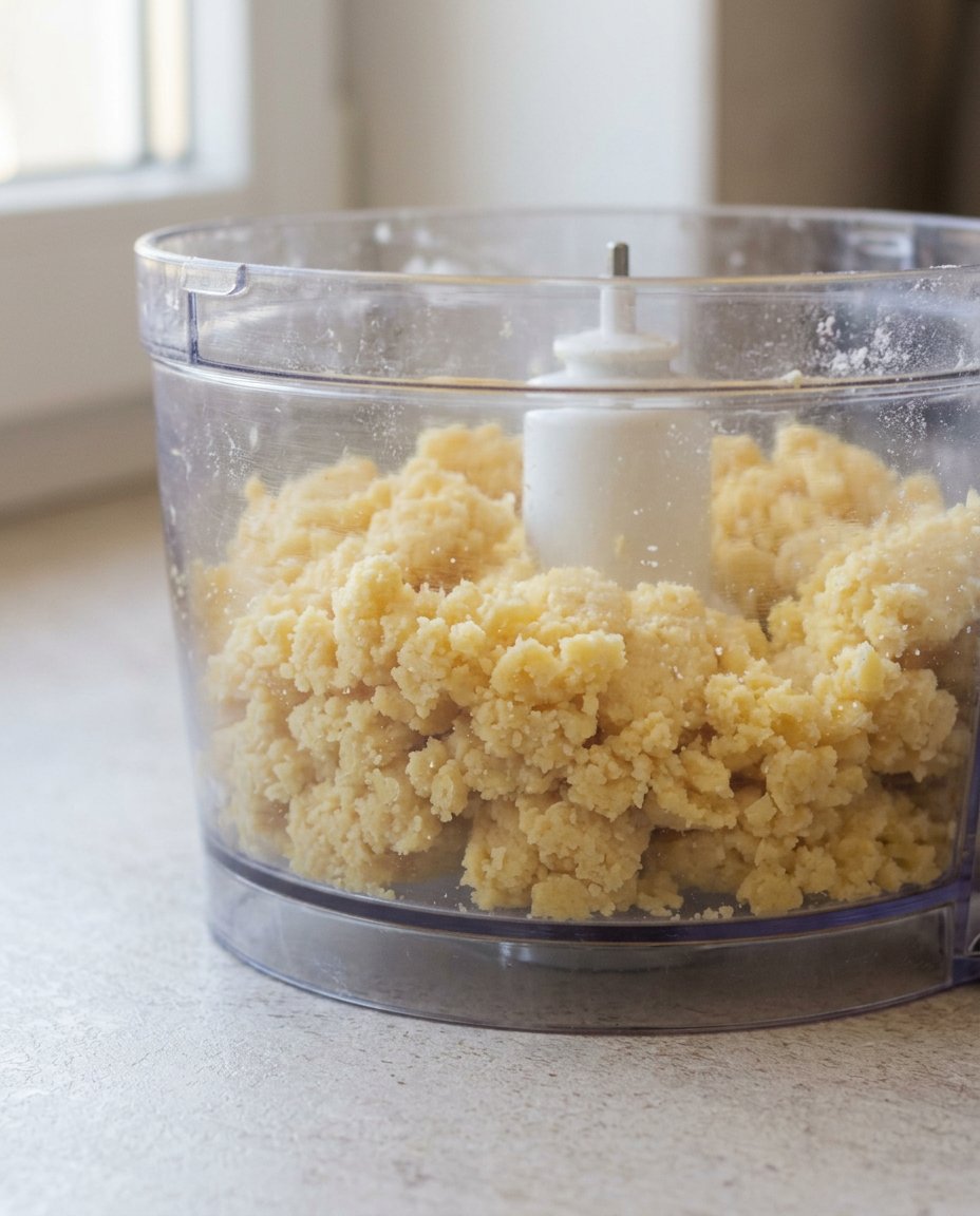 Wrapped cookie dough resting in the refrigerator.
