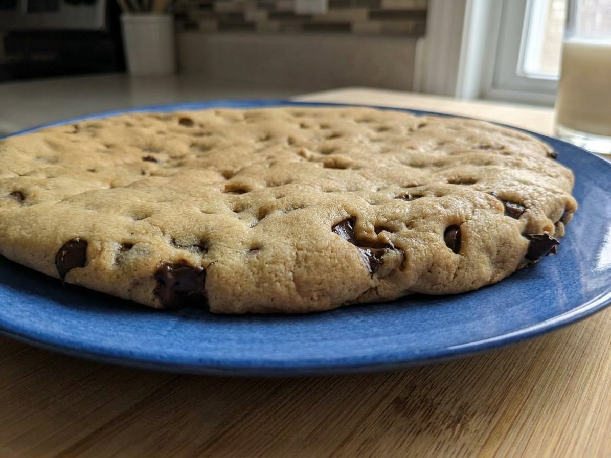 Crispy chocolate chip cookies with golden edges and crackly tops on a wire rack.