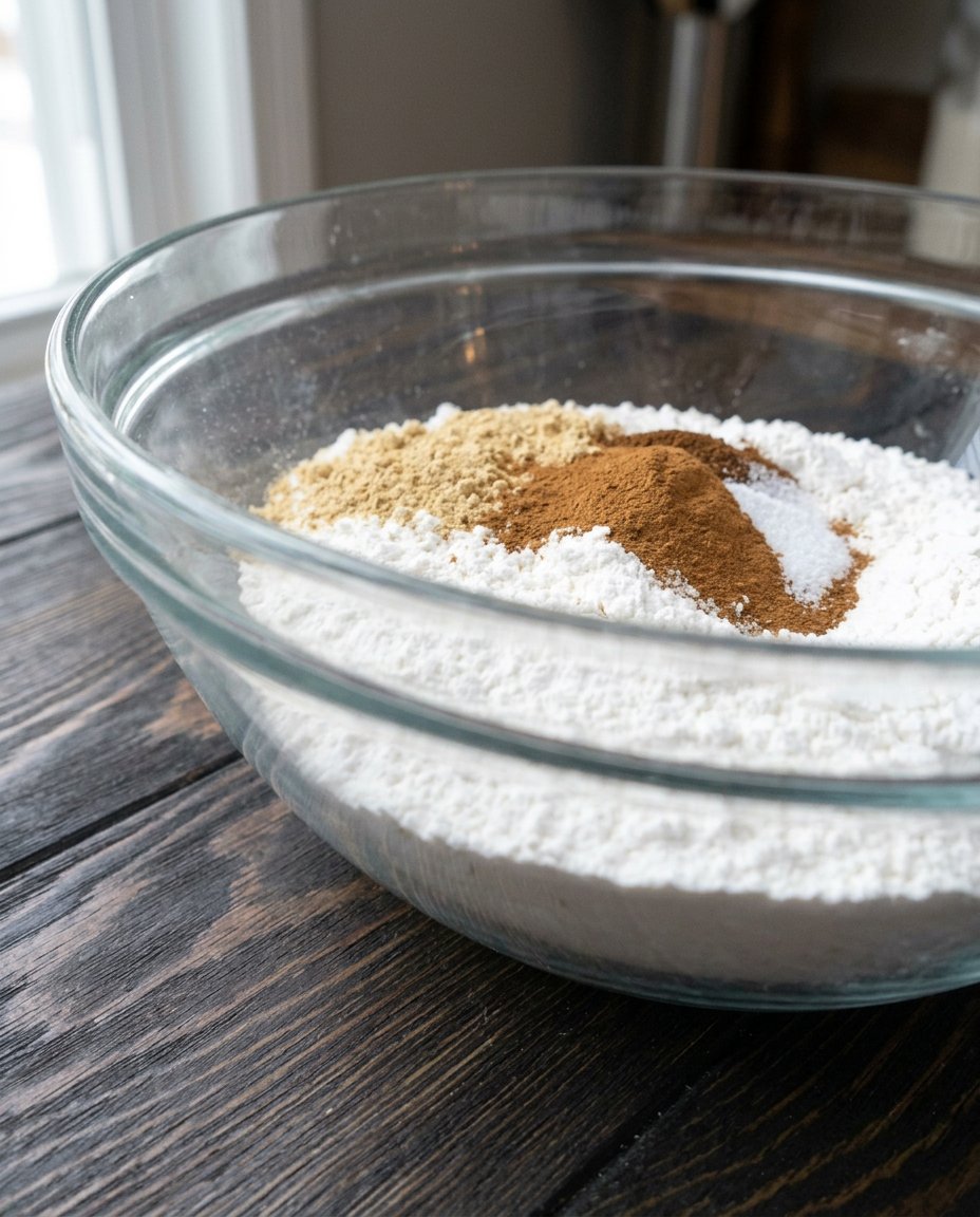 Ingredients for gluten-free snickerdoodles including cream of tartar and cinnamon