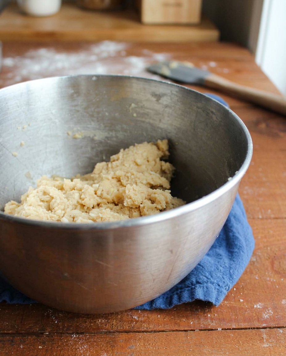 Ingredients for icebox cookies including butter sugar flour and slivered almonds
