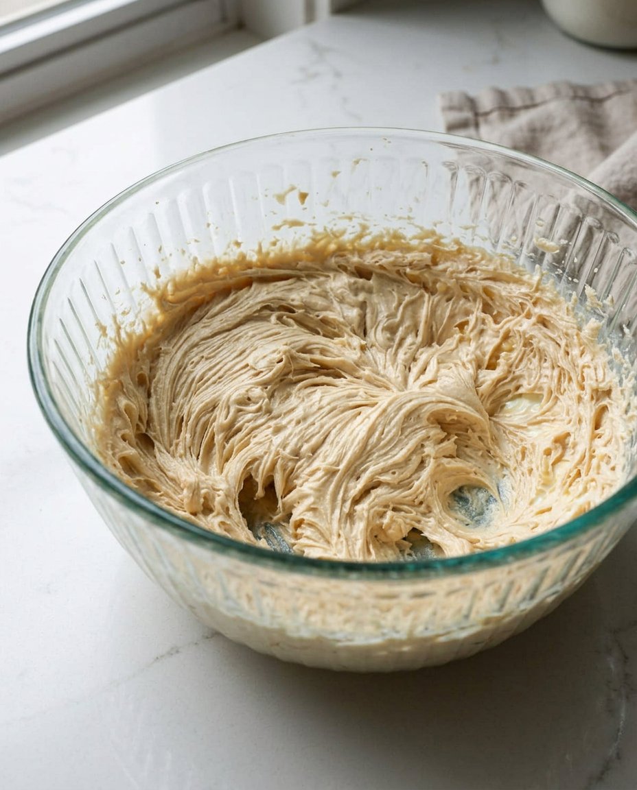 Measured ingredients for keto macadamia shortbread on a kitchen scale