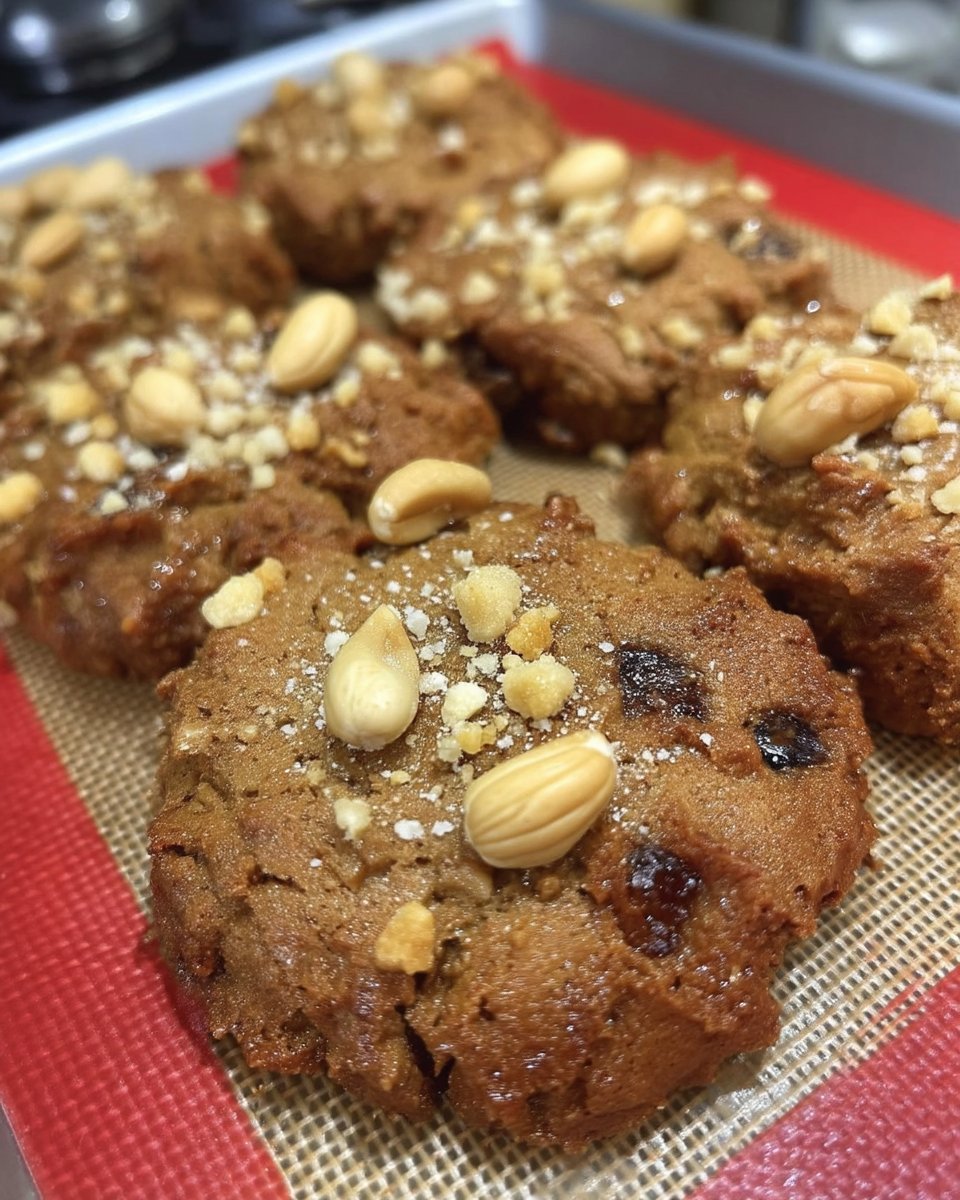 A warm Mrs Fields Copycat cookie being broken in half to show the soft center