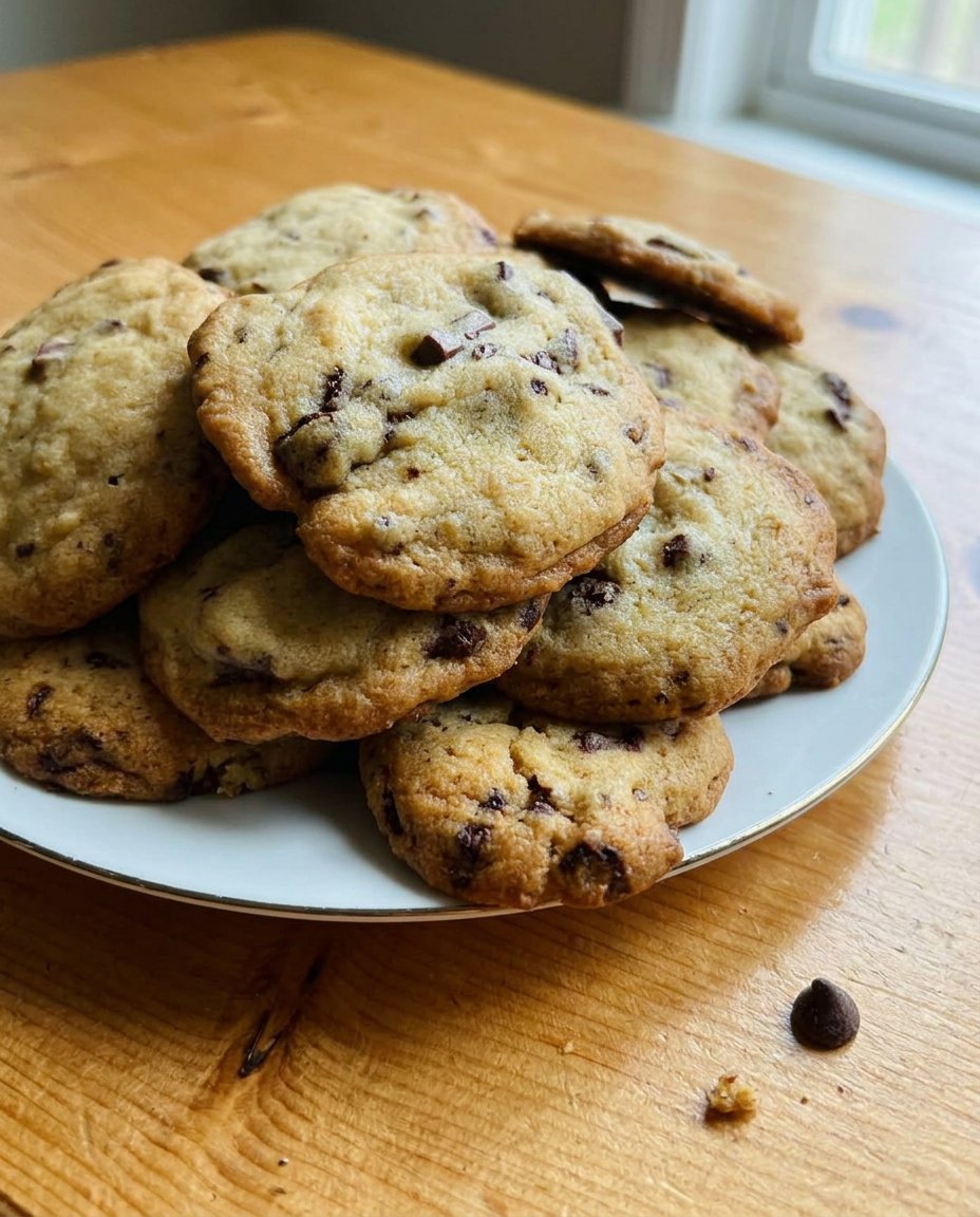A single bowl containing cookie dough with visible chocolate chips