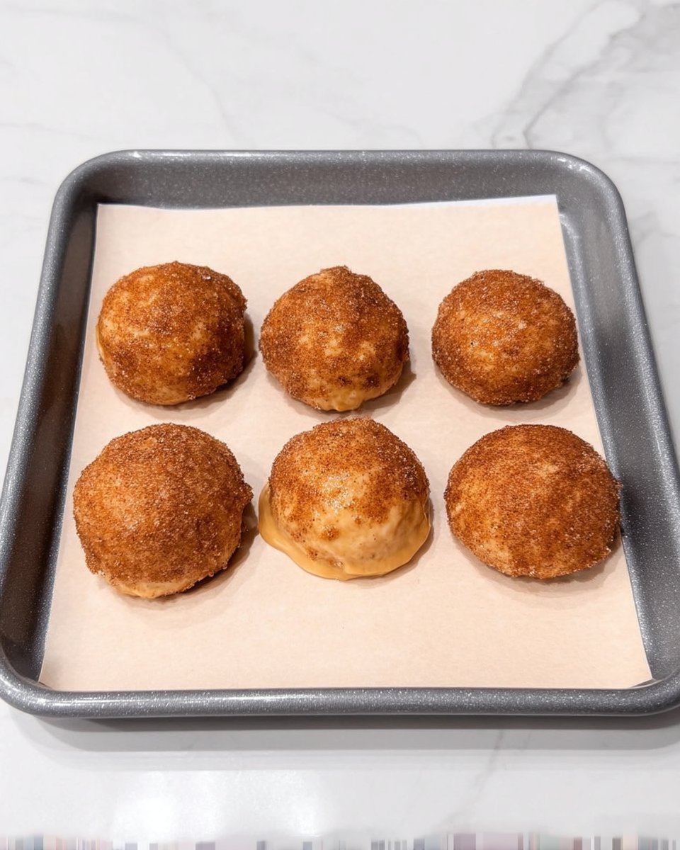 Chilled gluten free cookie dough being divided into portions for rolling.