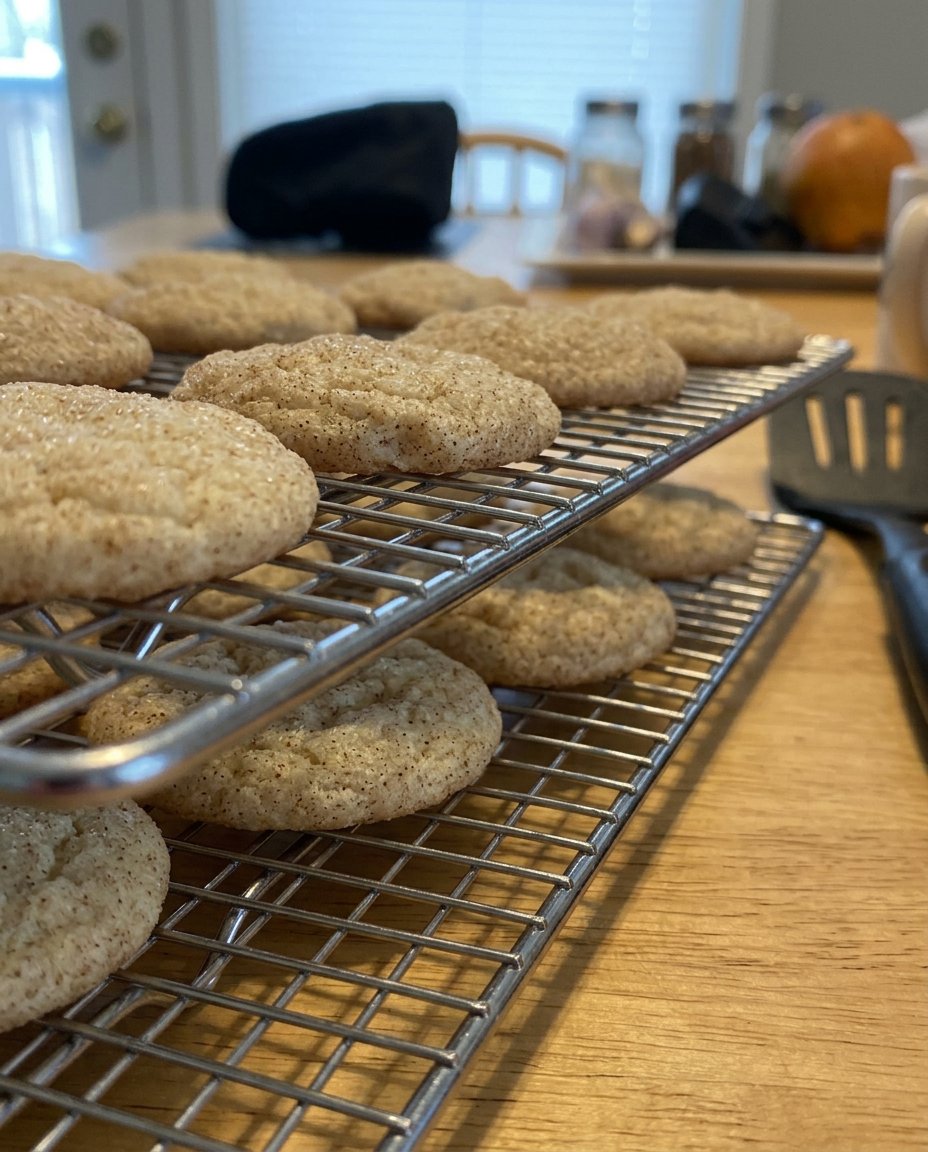Gluten free snickerdoodles served with a cup of tea on a traditional plate