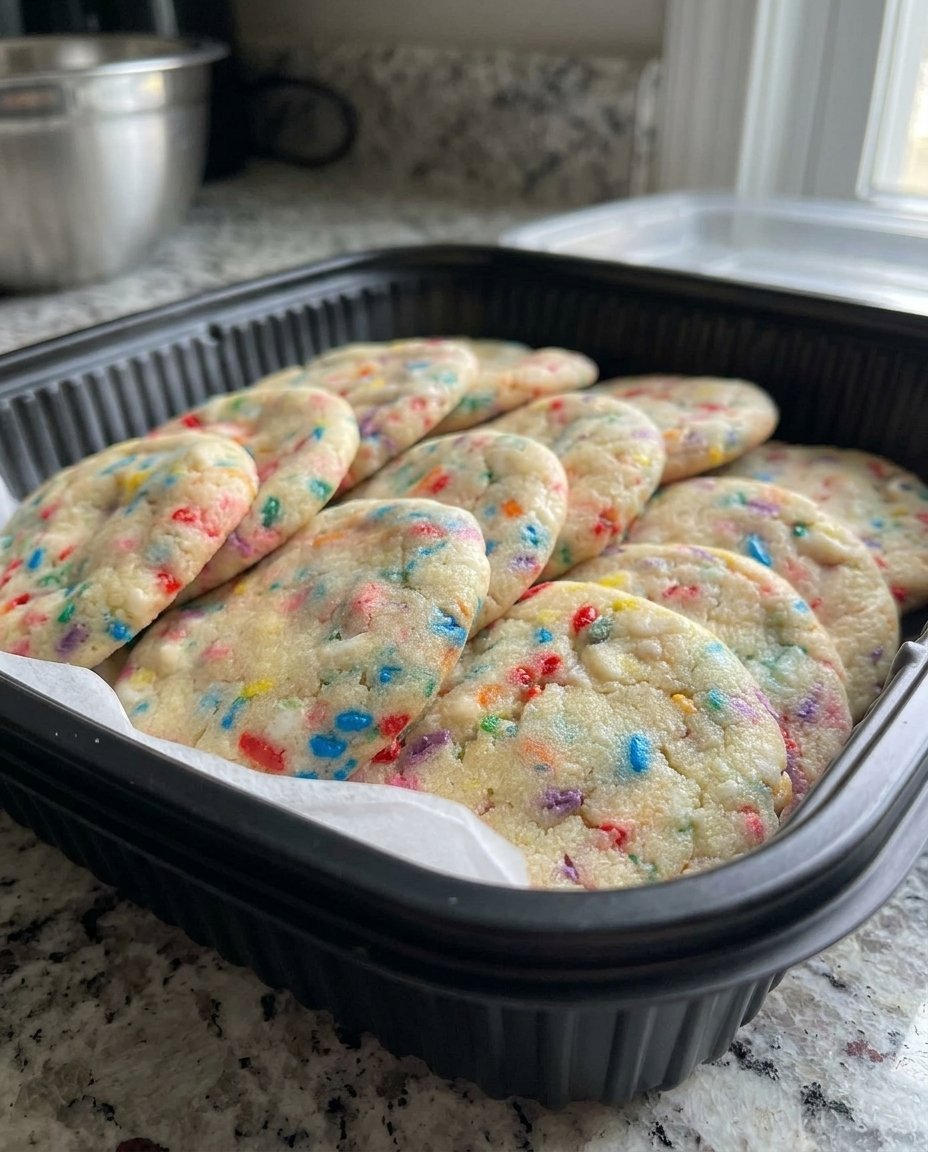 A plate of soft sugar cookies 2 served with a cup of coffee.
