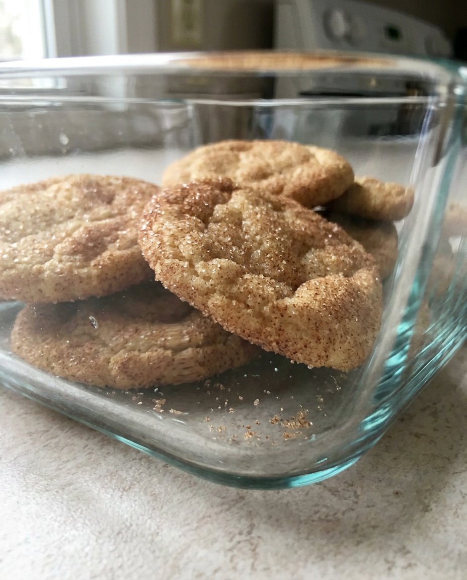 Gluten-free snickerdoodles served with a cup of tea