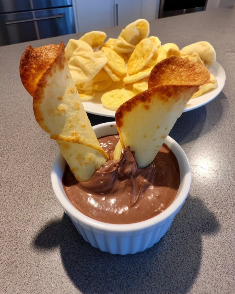 Chocolate dipped tuile cookies served with a cup of coffee