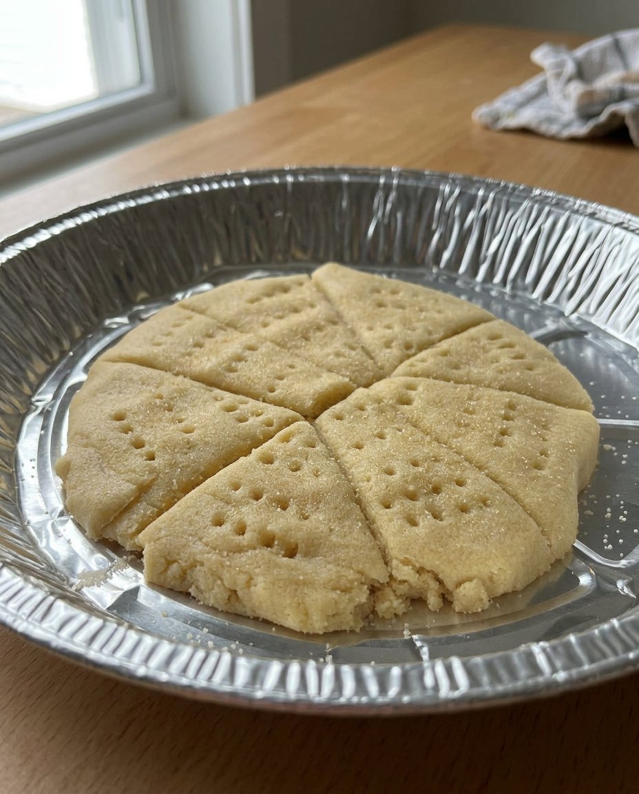 Vegan shortbread cookies served with a cup of coffee