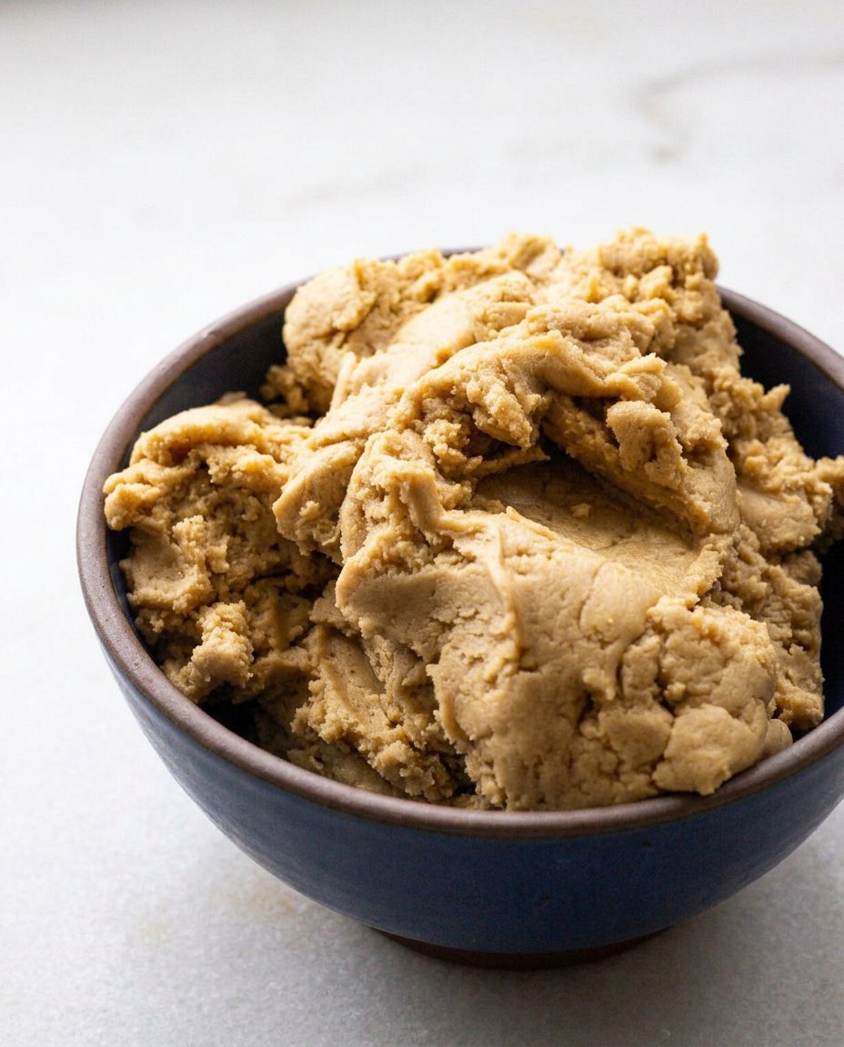 Ingredients for miso caramel cookies including brown butter, red miso, and pumpkin puree