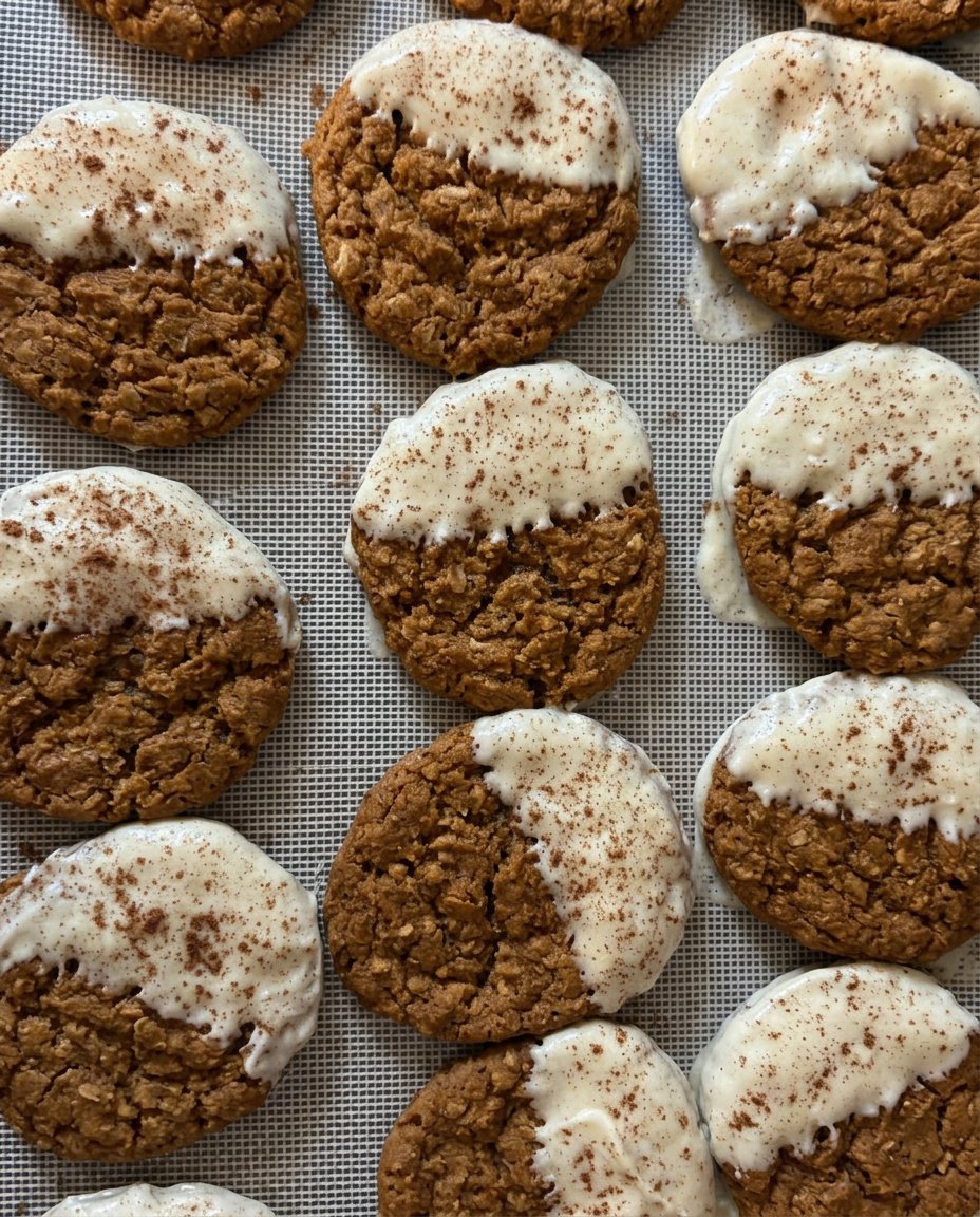 Paleo gingerbread cookies served with a cup of tea in a traditional British setting.