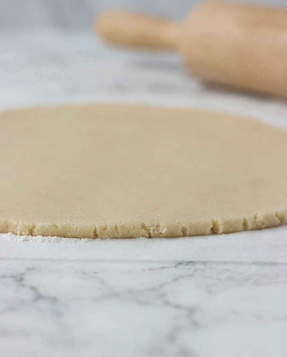 A kitchen scale weighing flour for precision baking.